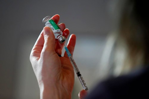 A vaccine is drawn at a clinic in Winnipeg, Friday, March 19, 2021.The Manitoba Labour Board has dismissed several complaints from workers who wanted their unions to fight COVID-19 requirements.THE CANADIAN PRESS/John Woods