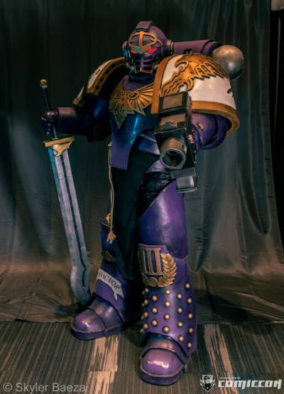 Randy Collen’s Warhammer 40,000 cosplay legion armour. Collen, who is from Minnedosa, celebrated attending his first Winnipeg Comiccon by taking home the Best in Show at the expo’s 2021 Masquerade Competition. (Submitted)