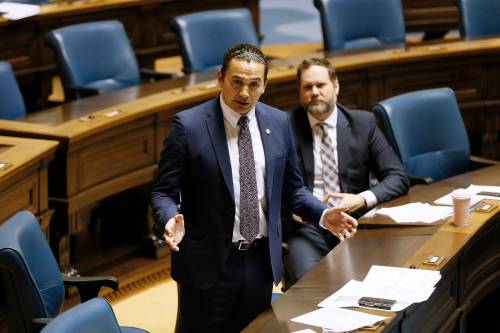 Tom Brodbeck writes that NDP Leader Wab Kinew doesn’t have to do much beyond pointing out the Progressive Conservative government’s flaws to win the next provincial election. (File)