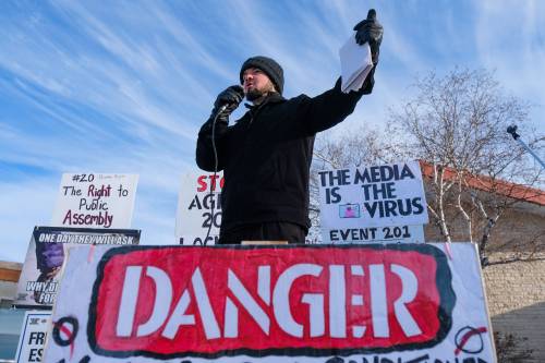 Church of God (Restoration) pastor Tobias Tissen (pictured) was a vocal opponent of gathering restrictions and was personally ticketed multiple times for violating public health orders. (Winnipeg Free Press)