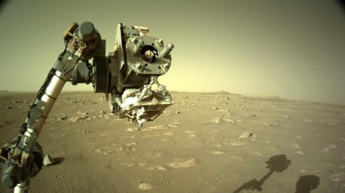 The Sherloc technology currently installed on the Mars Rover is shown in a handout photo. Proponents say the same technology that is used to search for signs of ancient life on Mars can be used to help decarbonize the oilsands. THE CANADIAN PRESS/HO-NASA/JPL **MANDATORY CREDIT**